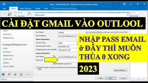 Email công ty gửi sang gmail bị lỗi năm 2024