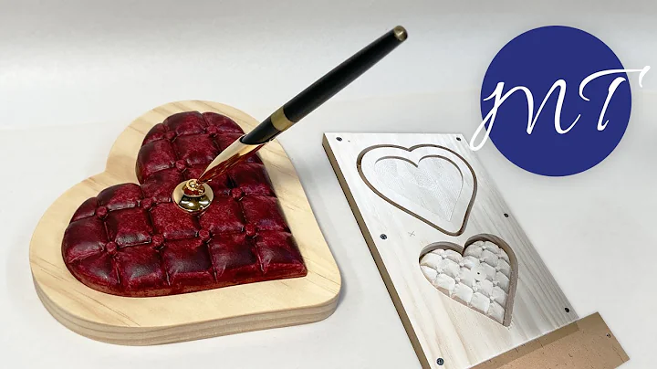 Making a Tufted Heart Pen Holder  | Michael Tyler'...