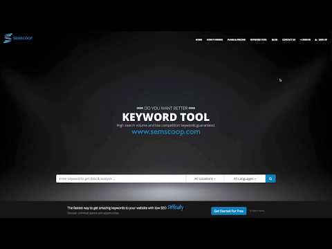 Keyword Difficulty And Serp Analysis Tool | SEMScoop