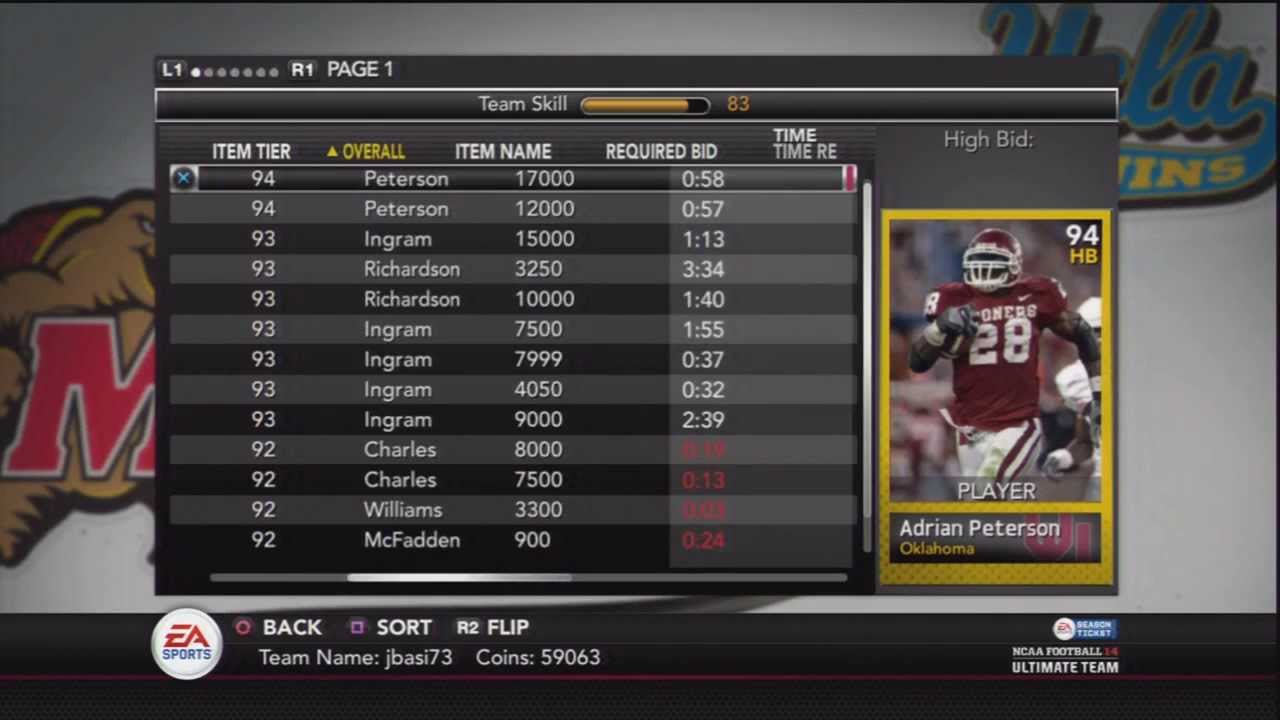 NCAA 14 Ultimate Team | How to Make Easy Coins Ep: 6 Promo Trading Method- 99 Bo Jackson