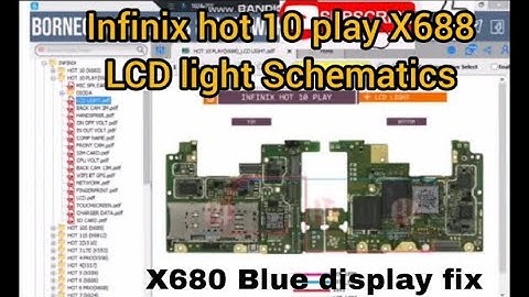 infinix hot 10play (x688)graphics problem solve |infinixTecno blue display problem fix