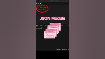 Are you using the JSON module? #codingtips #python #pythontips