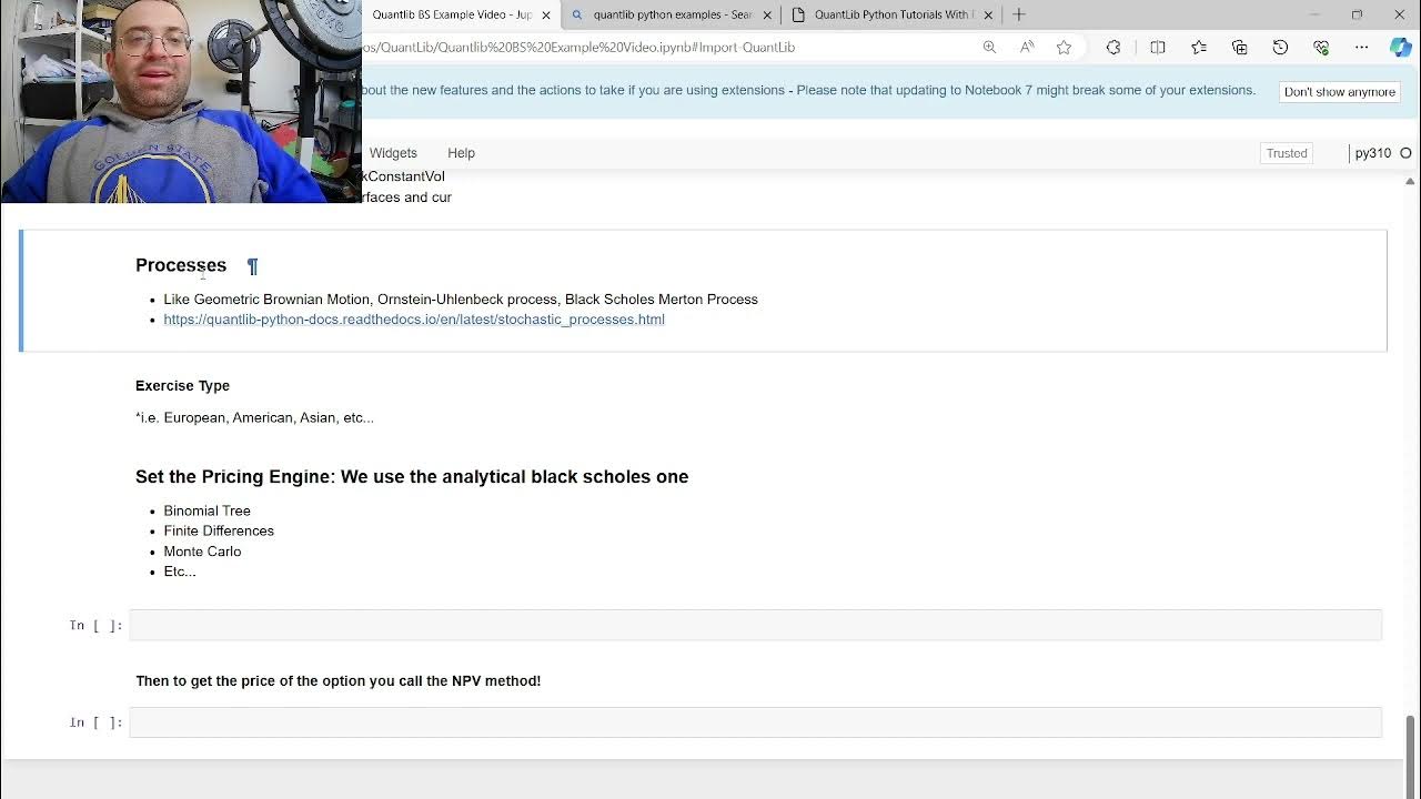 QuantLib in Python Intro to Pricing Options. Black Scholes Model YouTube