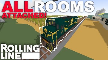 ALL ROOMS CONNECTED!  -  Rolling Line VR Toy Train Simulator  -  Maps