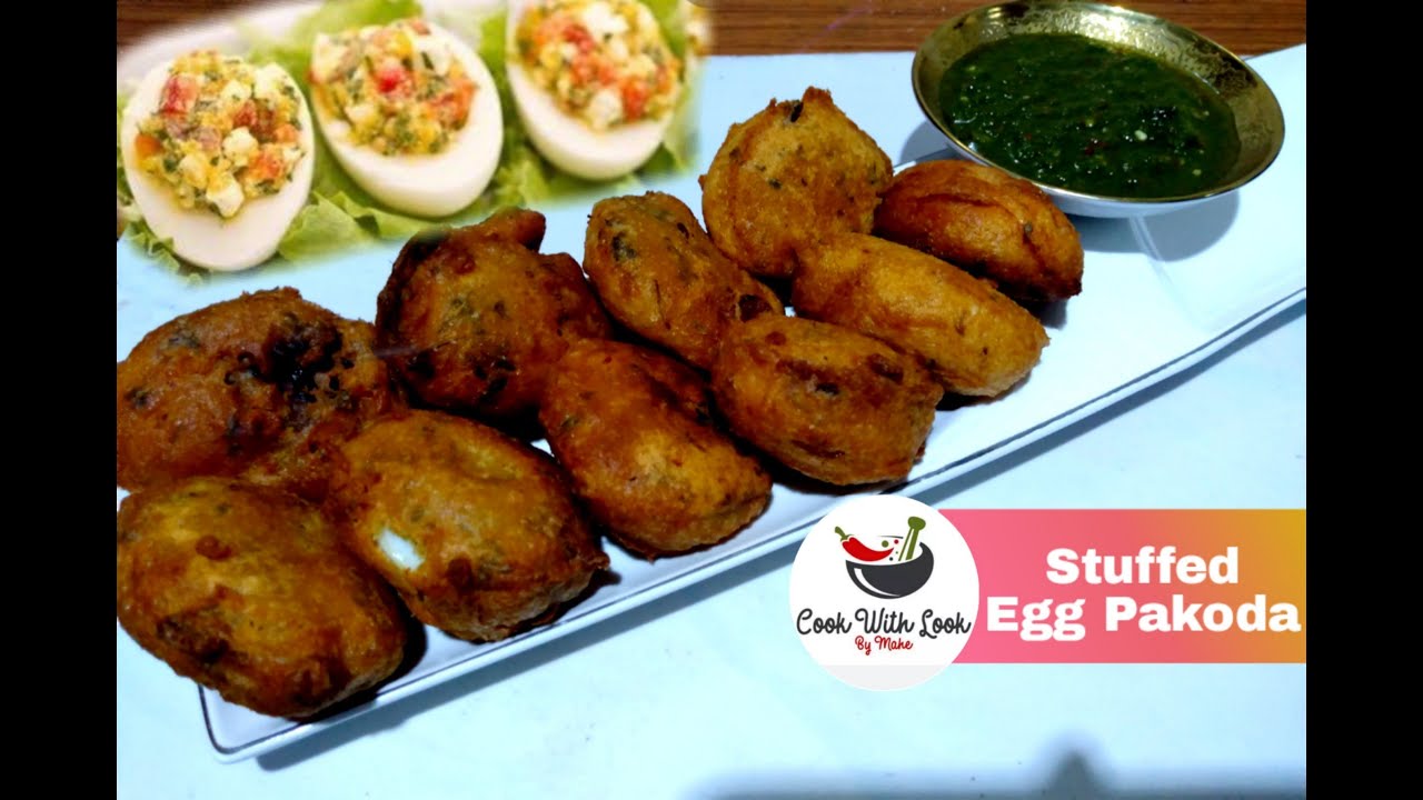 Stuffed Egg Pakoda| Stuffed Egg Bonda by Cook With Look