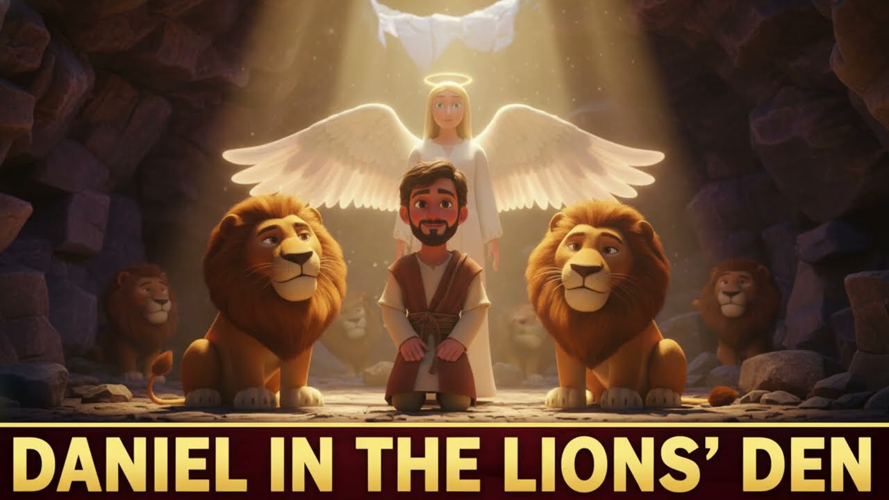The Story of Daniel and the Lions' Den | Bible Stories for Kids #biblesongsforkids