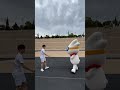 Kim Hyungyeom 🇰🇷shows #Gangwon2024 mascot Moongcho how to jump 😂⛸️