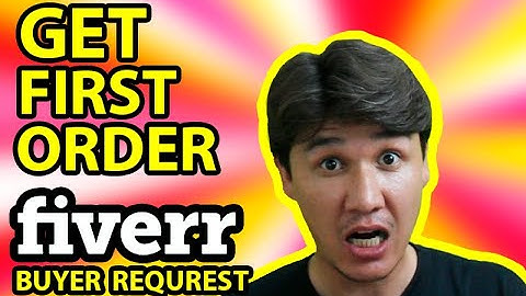 Buyer Request Fiverr: How to Get First Order on Fiverr [Urdu | Hindi]