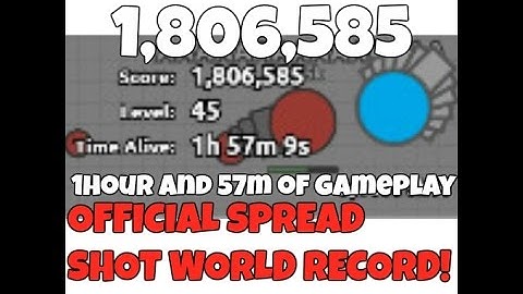 Diep.io 1.8 million -SPREAD SHOT WORLD RECORD!
