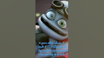 Thumbnail of Crazy Frog - Axel F entered the Top10 #shorts
