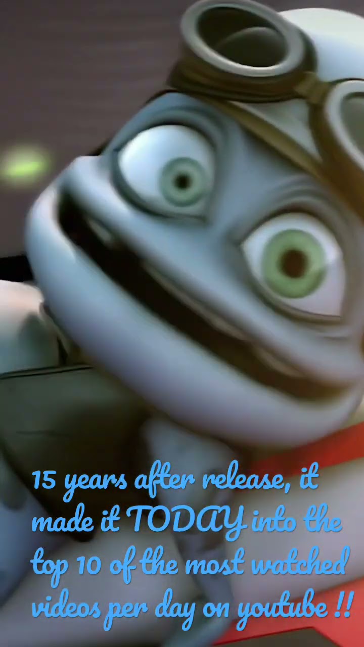 Crazy Frog - Axel F entered the Top10 #shorts