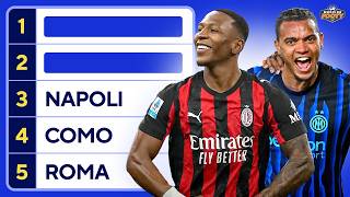 PREDICTING who wins Serie A
