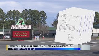 Lawsuit: Horry County Schools student fell out of moving bus at 20+ mph