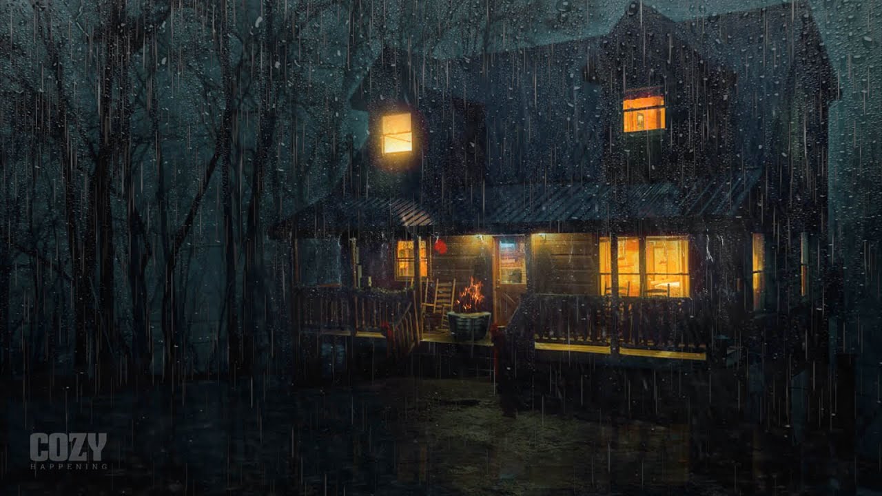 💤⛈ Heavy Rain in Farmhouse, Rain Sounds For Sleeping, Sleep Instantly ...