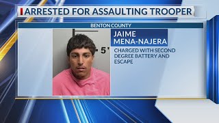 Man accused of assaulting Arkansas State Police trooper identified