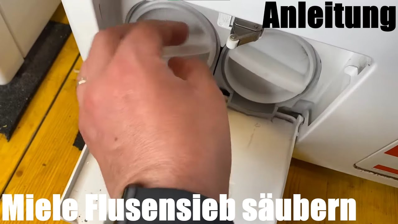 Miele Waschmaschine Flusensieb