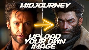 How to upload your own image to Midjourney