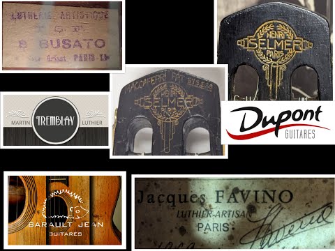 Gypsy Jazz Guitar Comparison 1934 Selmer 1942 Selmer Busato Favino Barault Tremblay Dupont