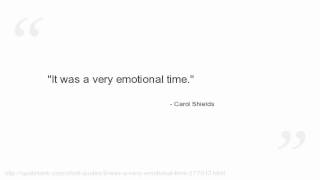 Carol Shields Quotes