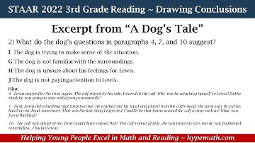 2022 STAAR Reading ~ 3rd Grade (Drawing Conclusions) Part 2