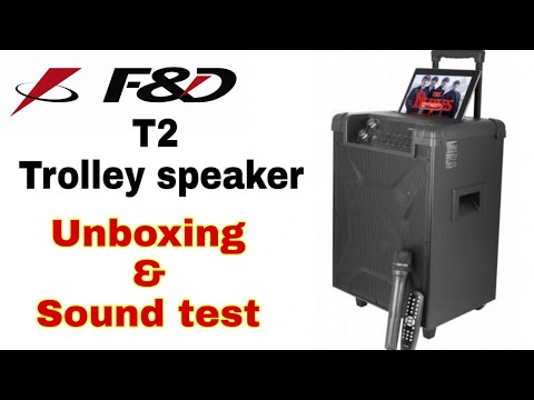 f and d trolley speaker