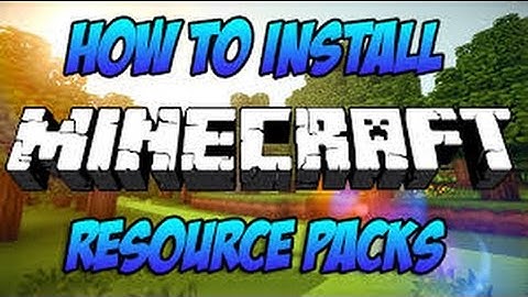 How to Download Minecraft Resource Packs Windows 8