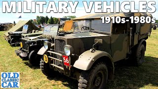Classic military vehicles - lorries, half-tracks, scout cars (excl tanks), ex-army trucks 125 photos