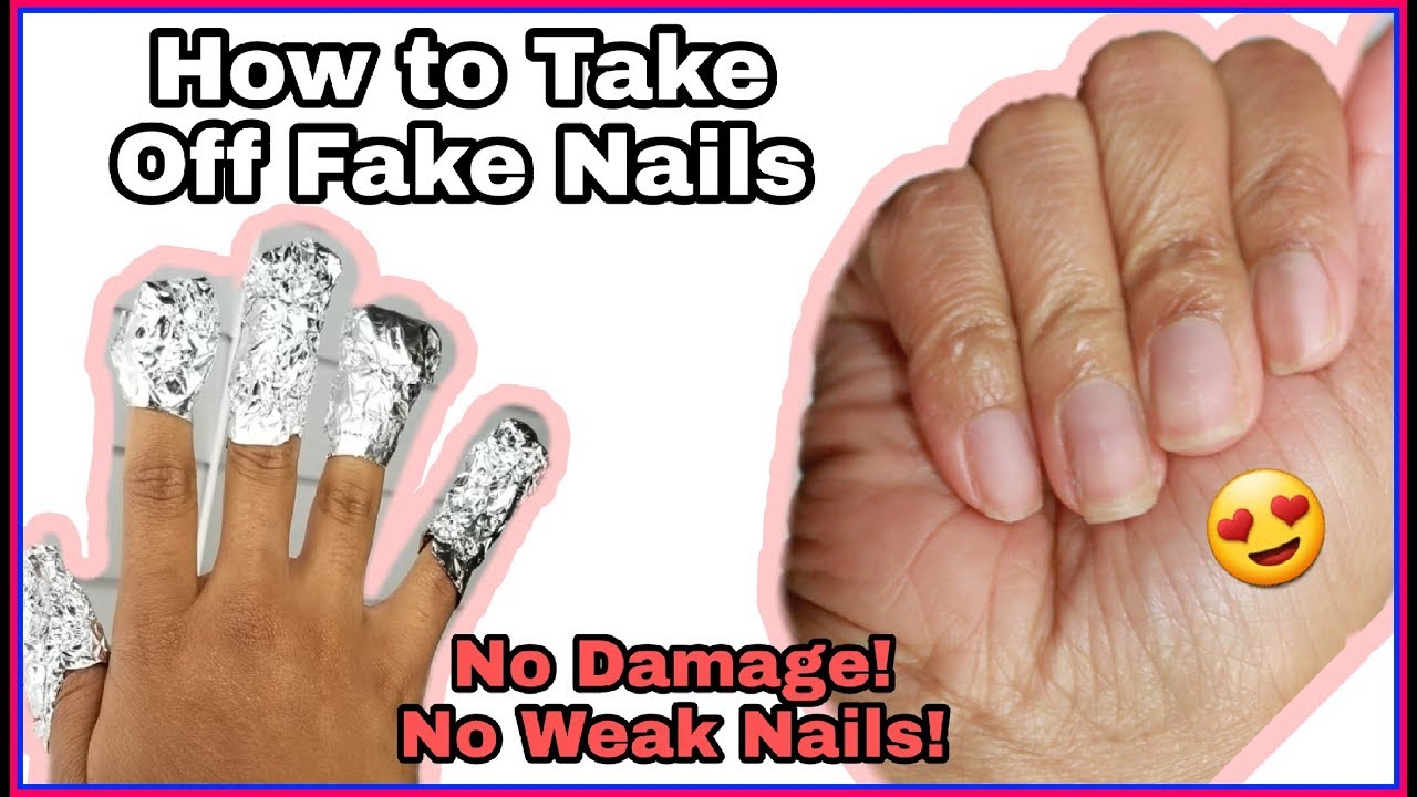 Diy How To Remove Acrylic Nails W Out Damage 2 Methods Youtube