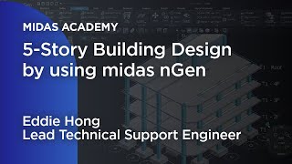 5- Story Building Design by using midas nGen | Building Design | Structure Design