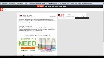 Sharing Google Plus Posts