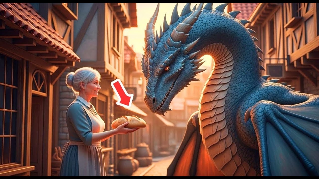 Un dragón olía pan fresco cada mañana frente a la panadería, hasta que el dueño cambió su destino ya