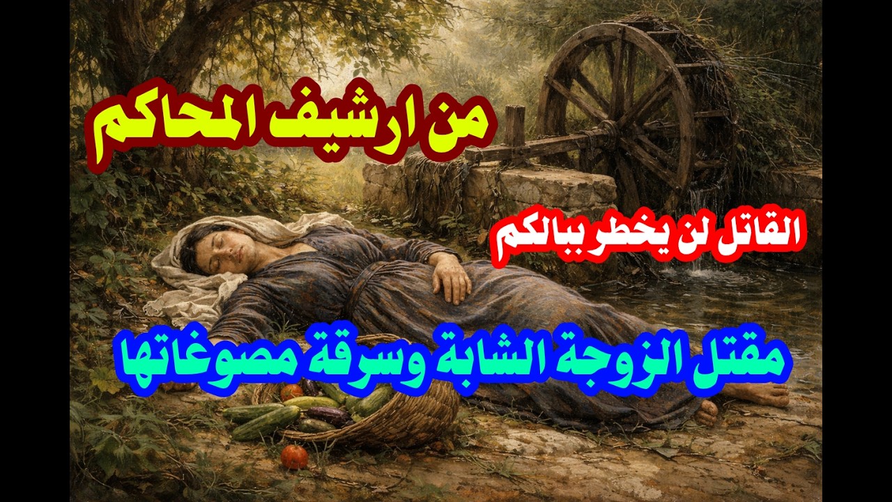 من ارشيف المحاكم حل لغز مقتل الزوجة الشابة الفلاحة وسرقة مصوغاتها في ظروف غامضة