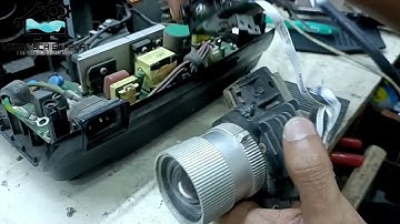 How To Remove Black  Spot On Screen  #projector #repairing #benq