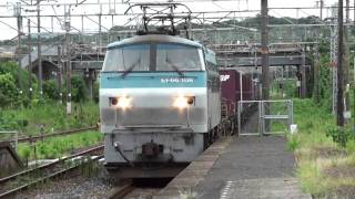 EF66 108 牽引 貨物列車 小野田駅通過