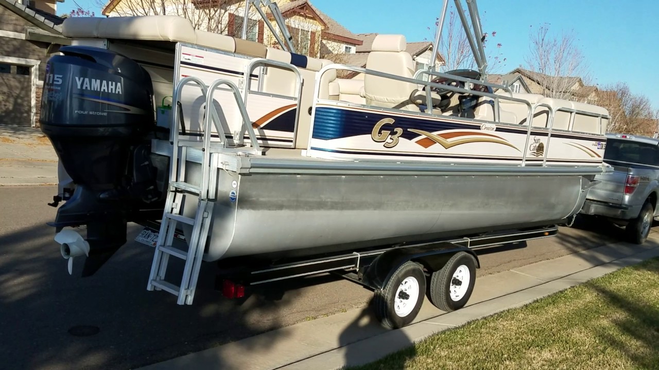 2009 SunCatcher LX22 G3 Pontoon YouTube