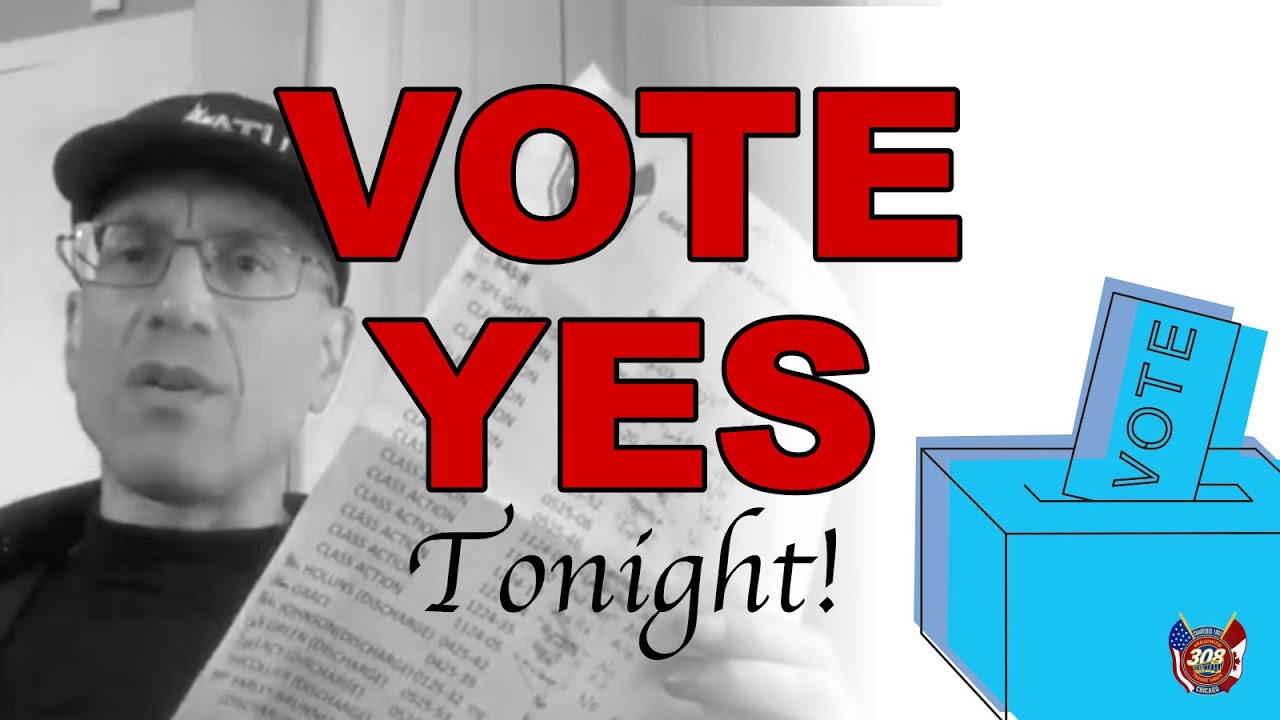 Reject FEAR and VOTE YES on my Grievances