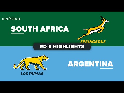 The Rugby Championship 2023 - South Africa v Argentina - Rd 3 Highlights