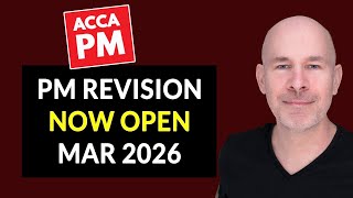 ACCA PM Revision Course | March 2026 Exam | Performance Management