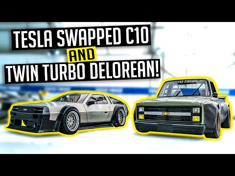Twin Tesla Swapped Squarebody First Test Drive! - Electric C10 Ep. 21