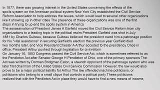 Pendleton Civil Service Reform Act