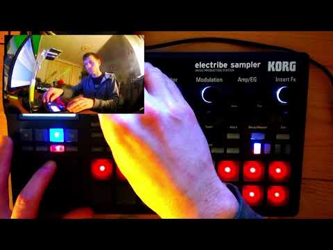 Quick demo of Oldskool Garage/Bassline Korg Electribe Sampler PixyG