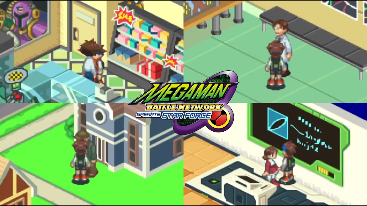 The EX-WWW Members! Mega Man Battle Network Operate Star Force - YouTube