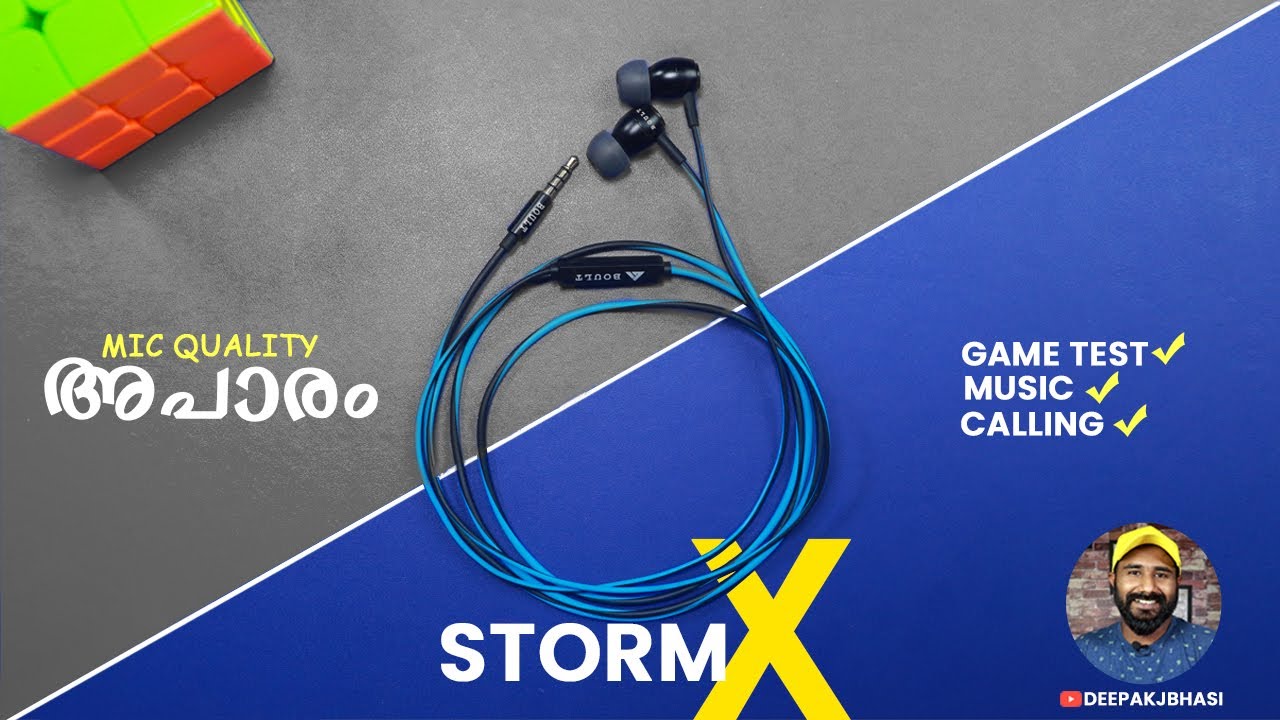 Boult Audio Bassbuds StormX | Malayalam Unboxing & Review | Deepak J Bhasi | Best Mic in Budget🔥🔥🔥