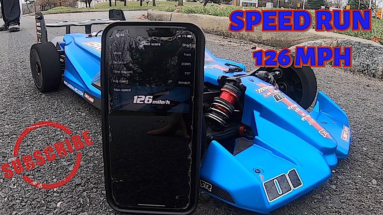 ARRMA LIMITLESS 6S SPEED RUN 2 PASSES BACK TO BACK 126 MPH KILL MODE ...
