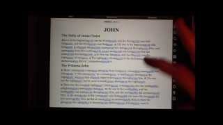 Using Strong's Concordance in PocketBible