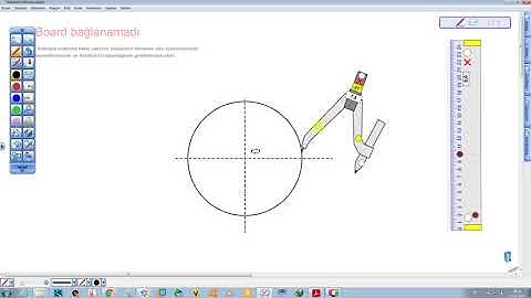 Daire İçine Eşkenar Üçgen Çizme