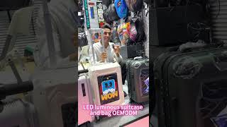 Luminous Led Luggage And Backpacks, App Control Patterns.