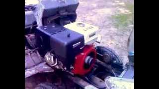 htz T-012 Mini  tractor , with honda gx-390 clone engine update