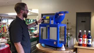 SRC's Snow Cone Machine Instructions