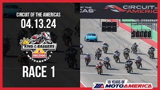 Mission King of the Baggers Race 1 at MotoGP COTA 2024 - FULL RACE | MotoAmerica